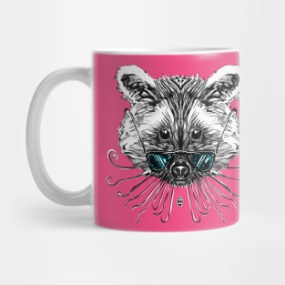 Cool Raccoon Color Mug